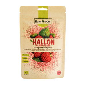 Hallonpulver, 100g ekologisk - Rawpowder