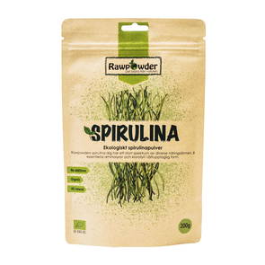 Spirulina, 200g pulver ekologisk - Rawpowder