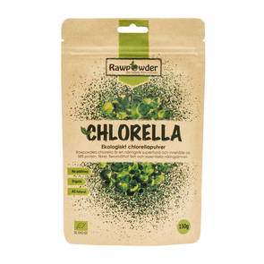 Chlorella pulver, 150g ekologisk - Rawpowder