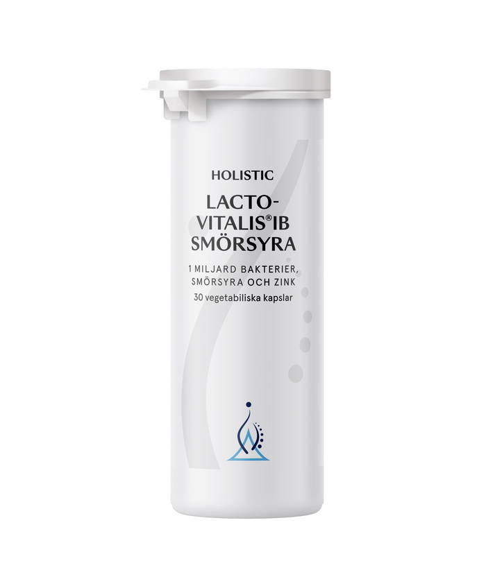 Lactovitalis®IB smörsyra, 30 kapslar - Holistic