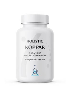 Koppar 2 mg, 90 kapslar - Holistic