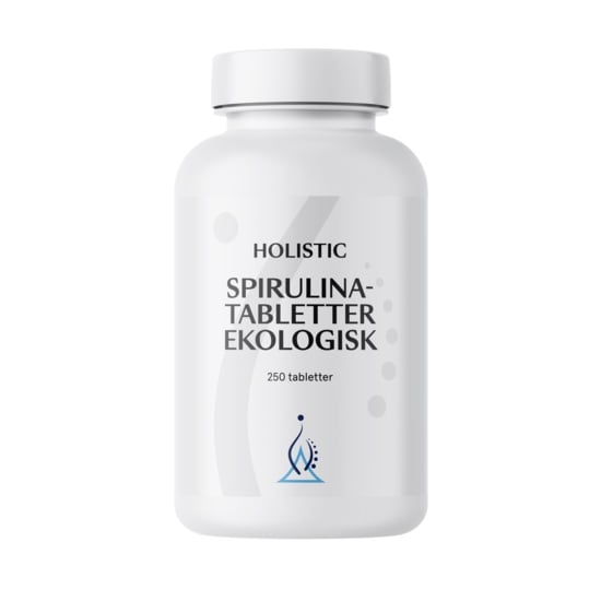 Spirulinatabletter, 250 tabletter ekologisk - Holistic