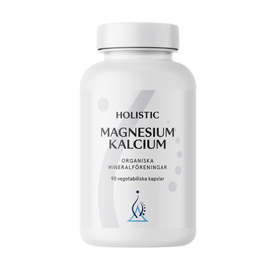 Magnesium-Kalcium 80/40 mg, 90 kapslar - Holistic