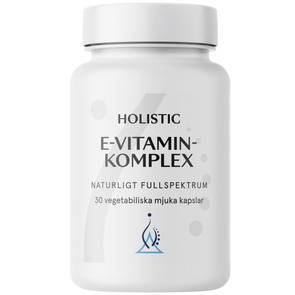 E-vitamin, 30 kapslar - Holistic