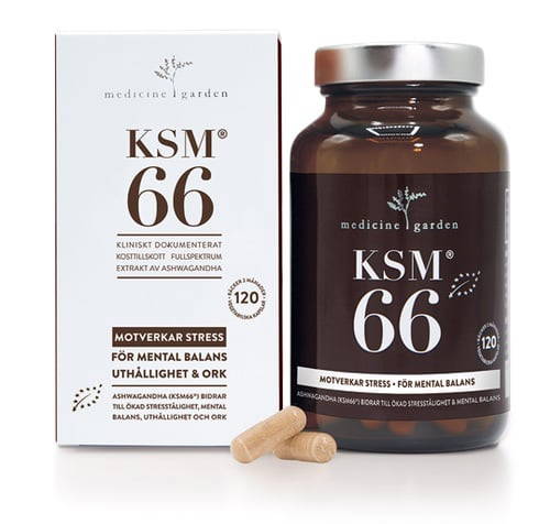 MedicineGarden KSM66 Ashwagandha, 120 kapslar - MedicineGarden