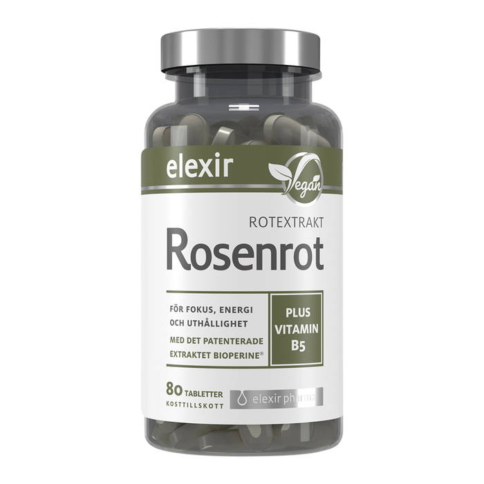 Rosenrotextrakt, 80 tabletter - Elexir Pharma