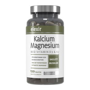 Kalcium/Magnesium, 120 kapslar - Elexir Pharma