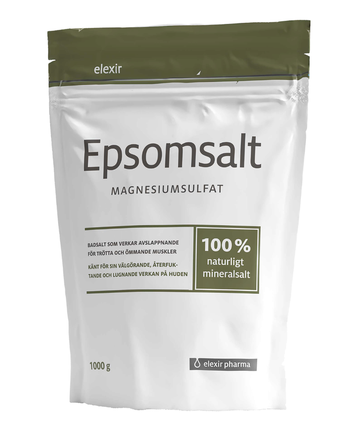 Epsomsalt, 1000 g - Elexir Pharma