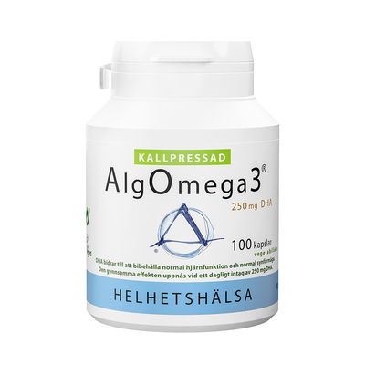 AlgOmega3 Kallpressad 500mg, 100 kapslar - Helhetshälsa