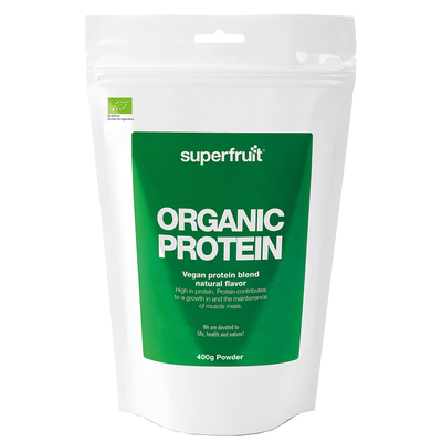 Proteinpulver vegan, 400g ekologisk - Superfruit