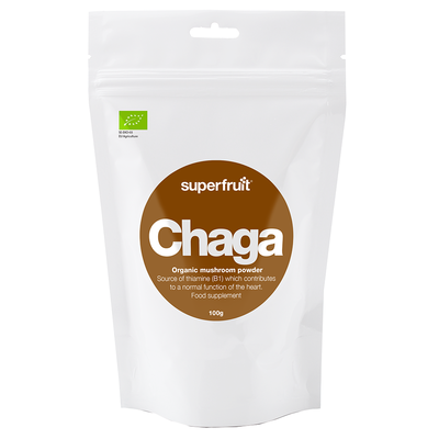 Chaga pulver, 100g ekologisk - Superfruit