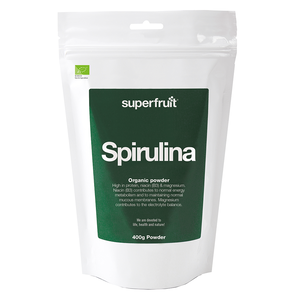 Spirulina pulver, 400g ekologisk - Superfruit