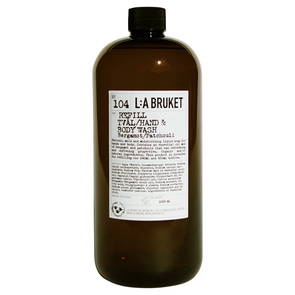 104 Refill Flytande Tvål Bergamot/Patchouli, 1000 ml - L:a Bruket