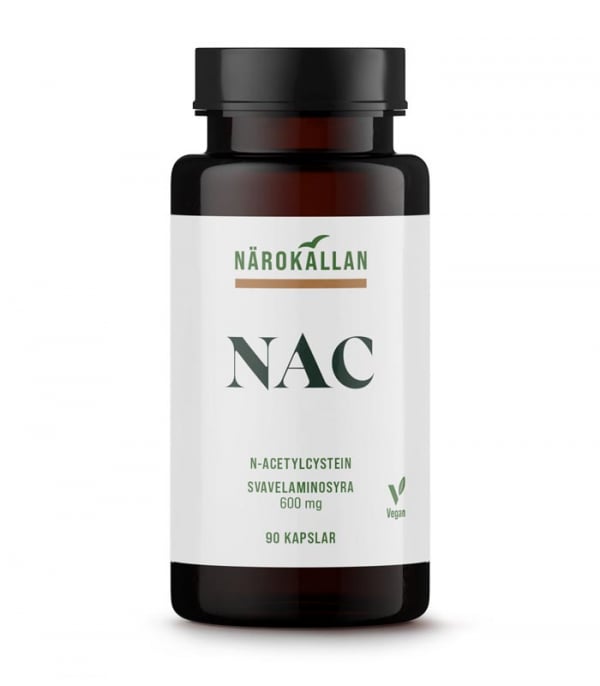 NAC N-Acetylcystein, 90 kapslar - Närokällan