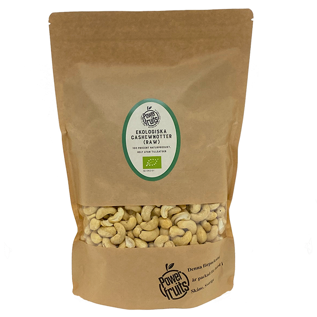 Cashewnötter, 1 kg ekologisk - Powerfruits