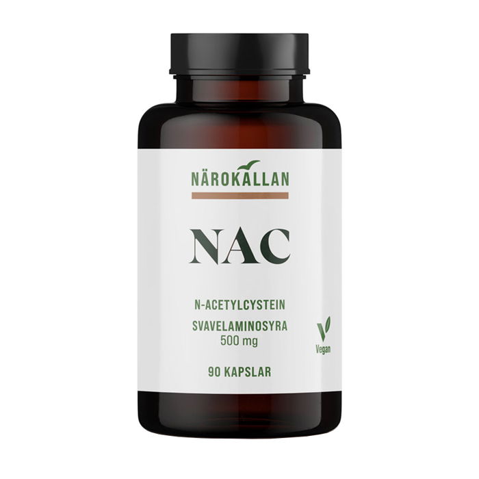 NAC N-Acetylcystein, 90 kapslar - Närokällan