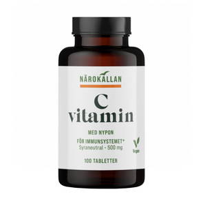 C-vitamin 500 mg, 100 tabletter - Närokällan