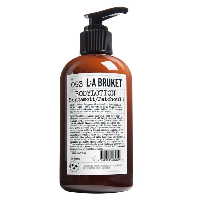 Bodylotion Bergamott & Patchouli, 240ml - L:a Bruket