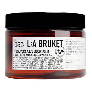 Saltskrubb Salvia, Rosmarin & Lavendel, 350g - L:a Bruket