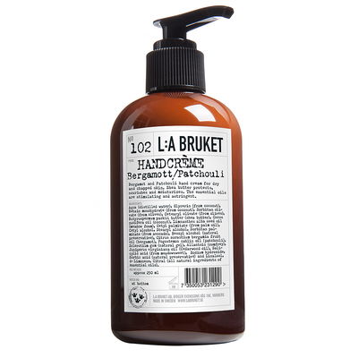 Handkräm Bergamott & Patchouli, 240ml - L:a Bruket