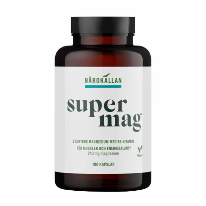 Super Mag, 180 kapslar - Närokällan