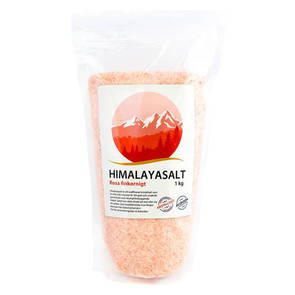 Himalayasalt rosa finkornigt, 1kg - Re-fresh Superfood