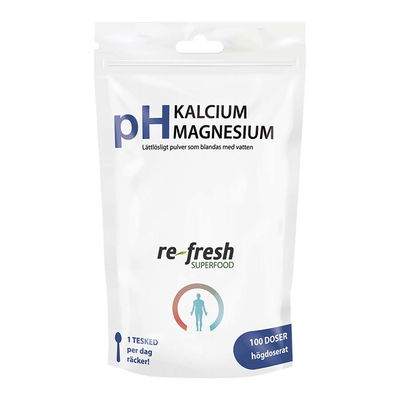 pH Kalcium Magnesium, 300g - Re-fresh Superfood