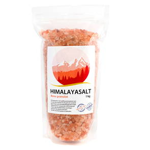 Himalayasalt rosa granulat, 1kg - Re-fresh Superfood