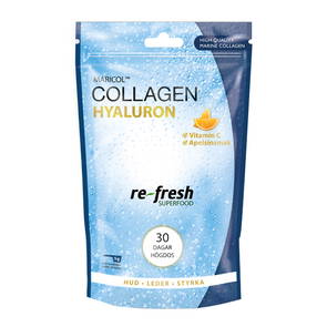 Collagen Hyaluron + C  30 Dagar Högdos, 150 g - Re-fresh Superfood