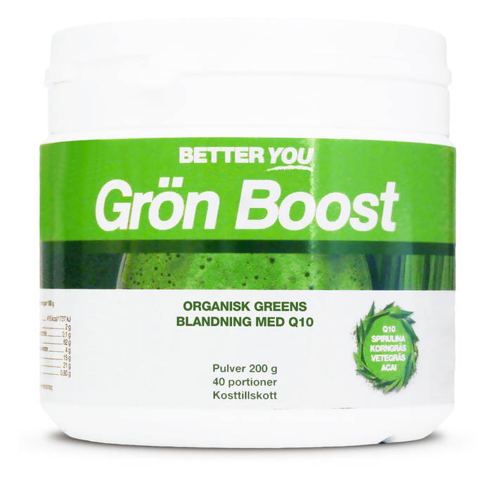 Grön Boost Pulver, 200g - Better You