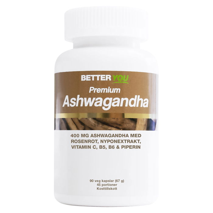 Premium Ashwagandha, 90 kapslar - Better You