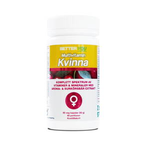 Multivitamin Kvinna, 60 kapslar - Better You