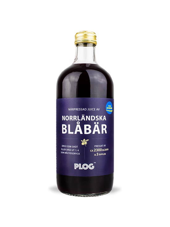 Blåbärsjuice, 500ml - Plog