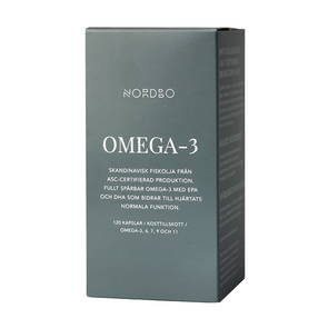 Omega-3, 120 kapslar - Nordbo