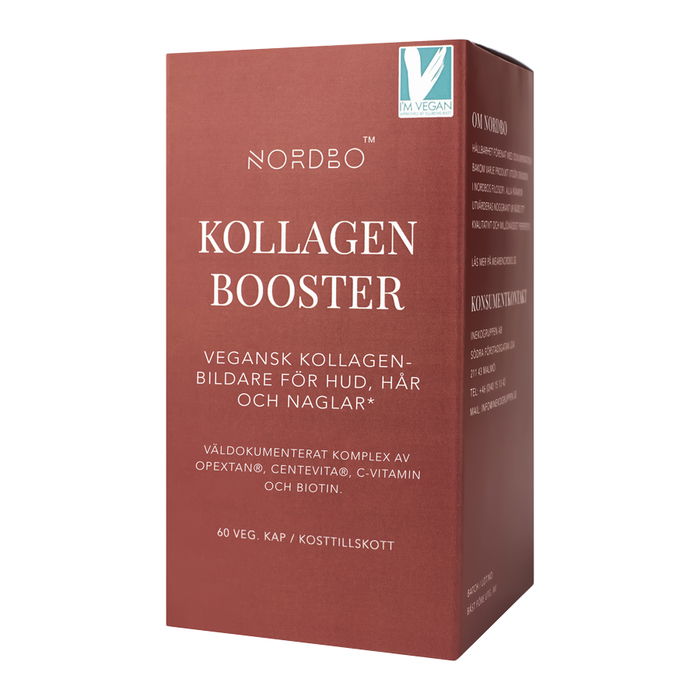 Kollagen Booster Vegan, 60 kap - Nordbo