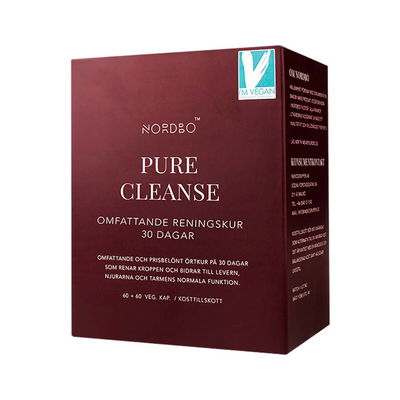 Pure Cleanse Vegan, 120 kapslar - Nordbo