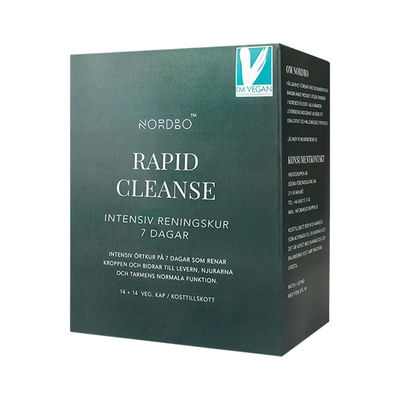 Rapid Cleanse Vegan, 28 kapslar - Nordbo