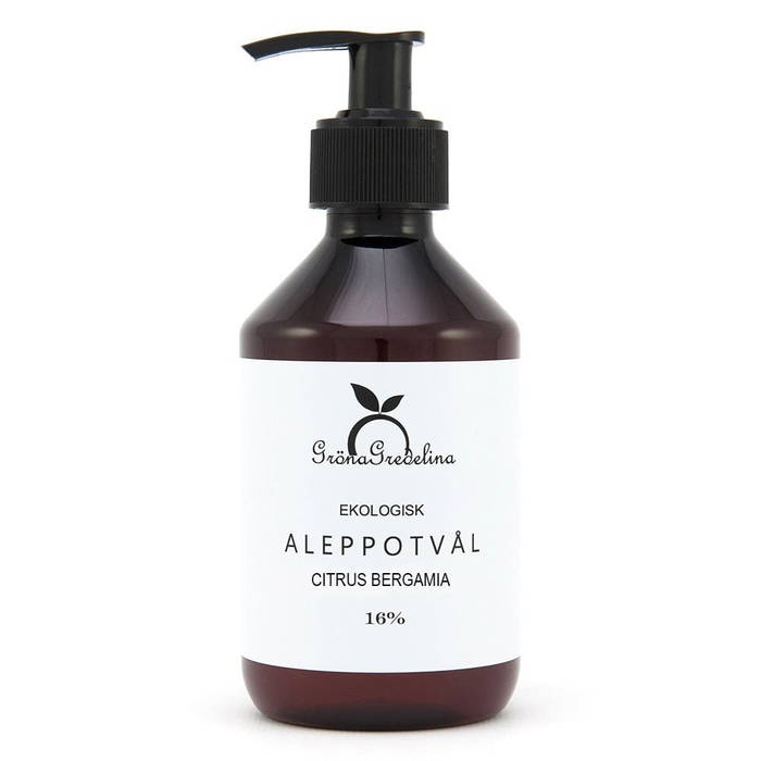 Gröna Gredelina - Flytande Aleppotvål Citrus 250 ml - Gröna Gredelina