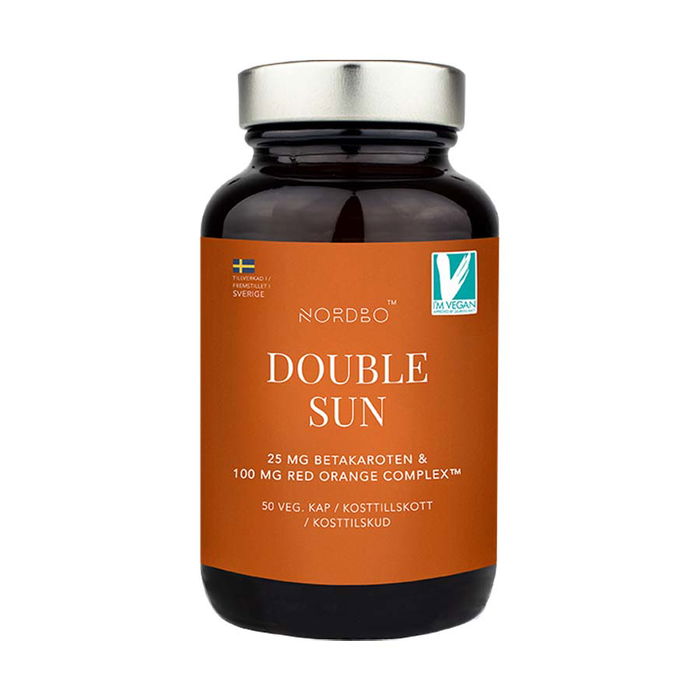 Double Sun Vegan, 50 kapslar - Nordbo