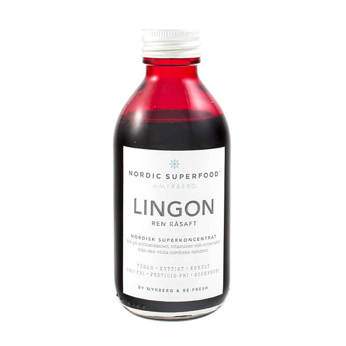 Råsaft Lingon, 195ml - Nordic Superfood