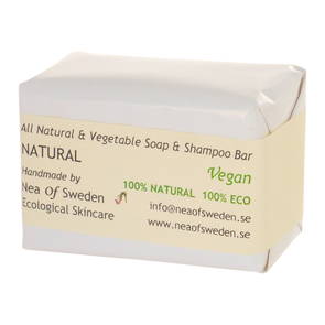 Soap & Shampoo Bar Natural Doftfri, 110 g - Nea of Sweden