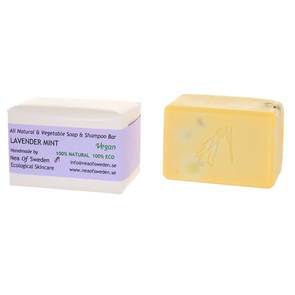 Soap & Shampoo Bar Lavender Mint, 110 g - Nea of Sweden