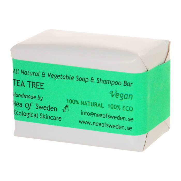 Soap & Shampoo Bar Tea Tree, 110 g - Nea of Sweden