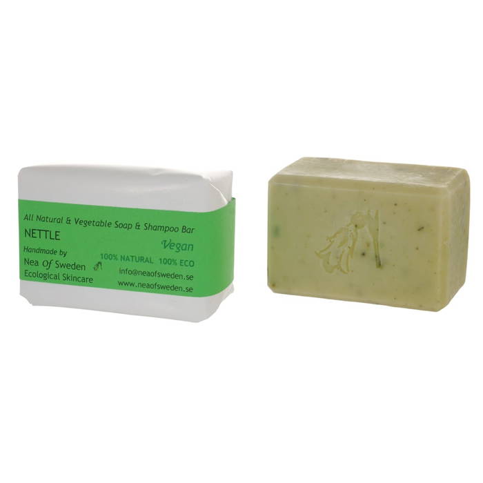 Soap & Shampoo Bar Nettle, 110 g - Nea of Sweden