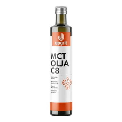 C8 MCT-olja, 500 ml - Upgrit