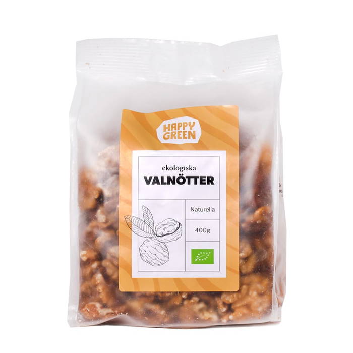 Valnötter, 400g ekologisk - Happy Green