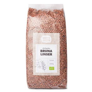 Linser Bruna, 1kg ekologisk - undefined