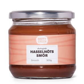 Hasselnötssmör, 300g ekologisk - Happy Green