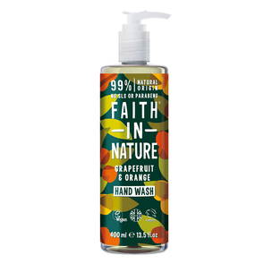 Handtvål Flytande Grapefrukt & Apelsin, 400ml - Faith in Nature