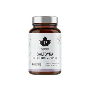 Beteine HCL Saltsyra, 60 kapslar - Pureness